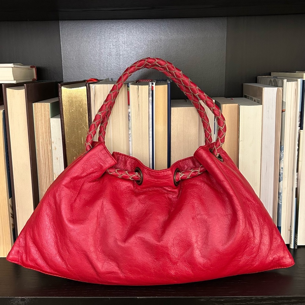 JOCASI London: Red Leather Women's Bag